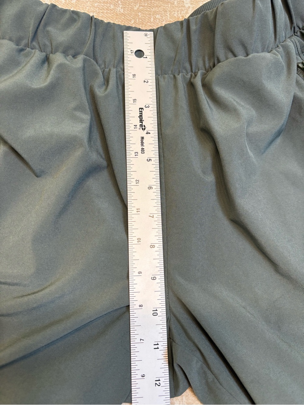 Zella Wide-Leg Elastic Waist Pants in Dark Green - Picture 6 of 10